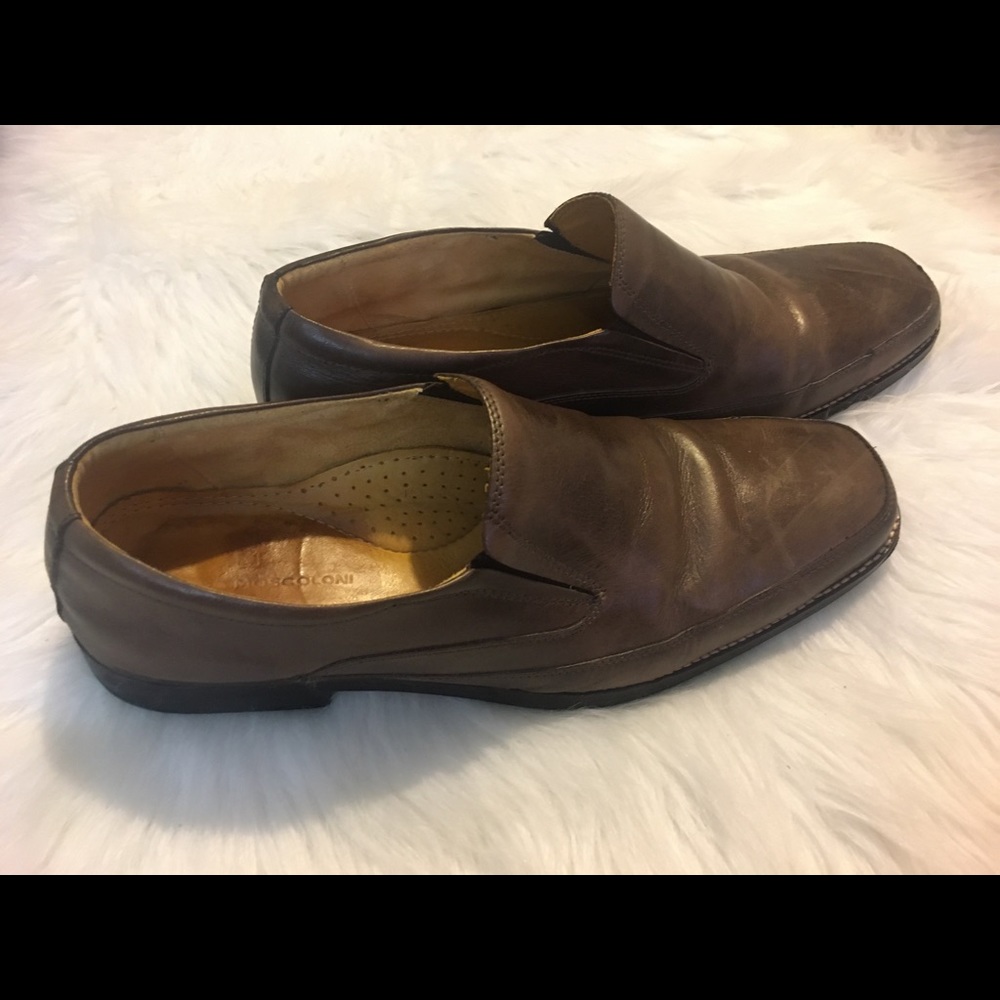 Sandro Moscoloni Light Brown Leather Loafers 15